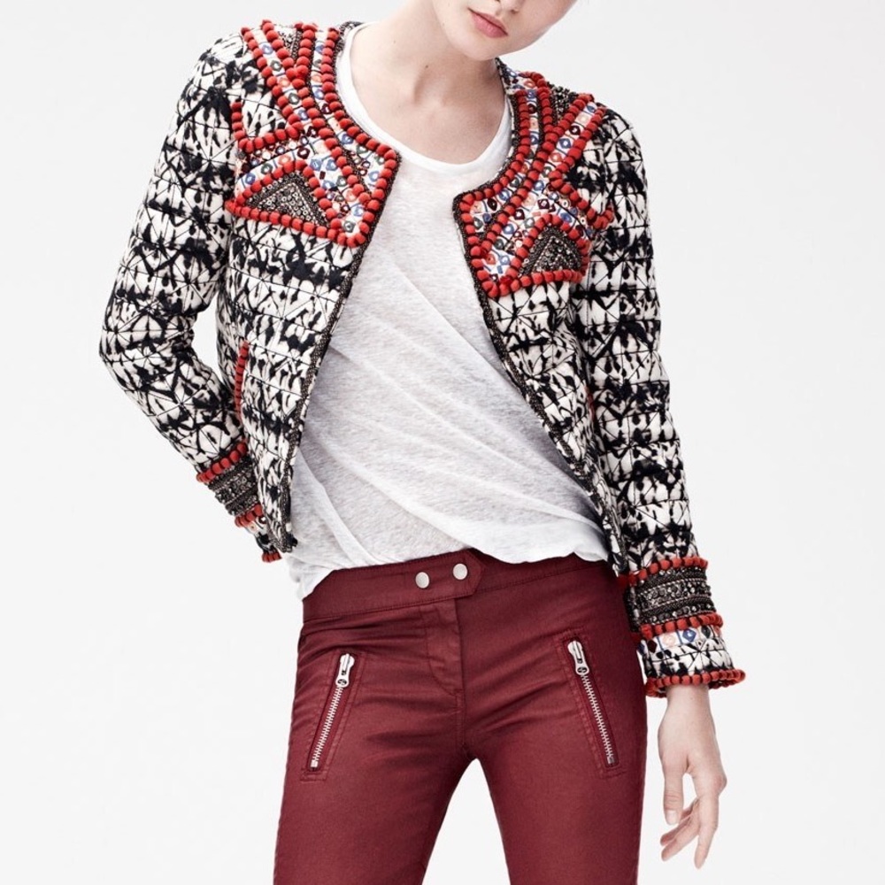 NWOT $399 Isabel Marant Embellished Jacket 2